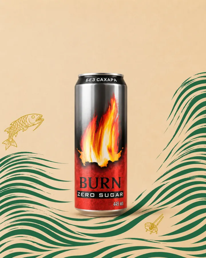 Burn Original Zero Sugar 0.449 L