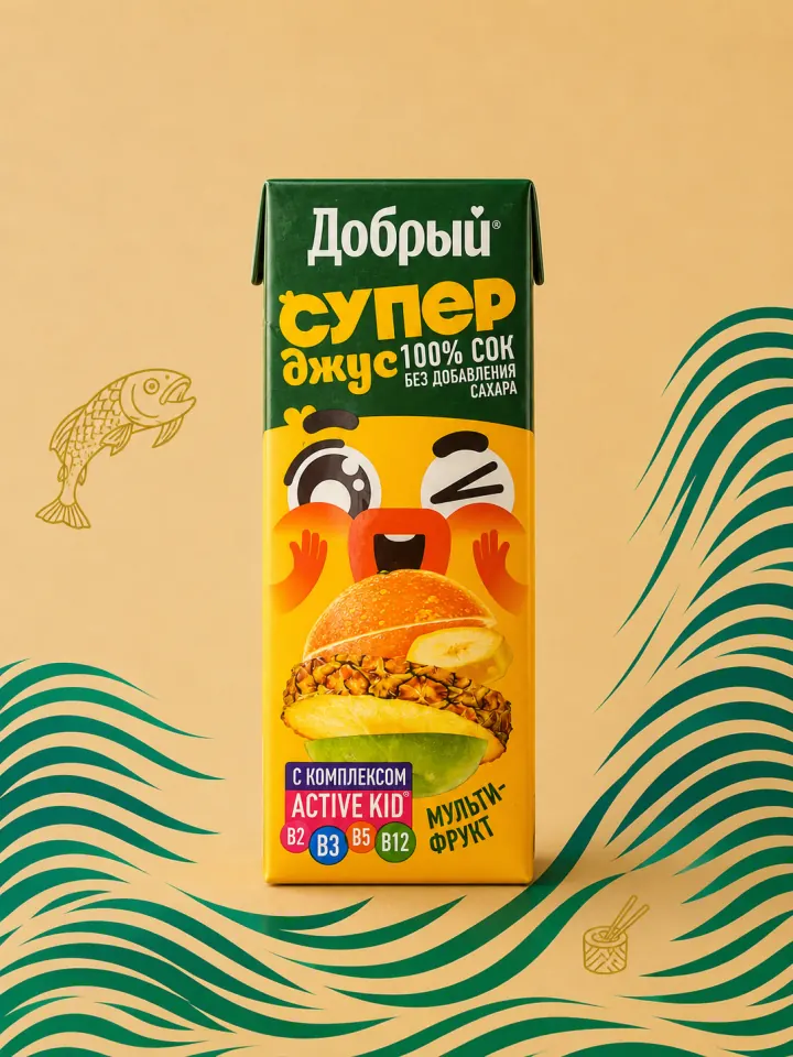 Добрый Tetra Pak Мультифрукт 0.2 L